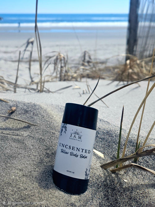 Advanced black seed oil and purple dead nettle tallow balm with marula oil and beeswax for severe skin repair.